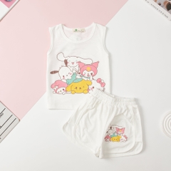Bộ cotton BG sát nách 1/7
