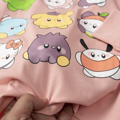 T402 Bộ Bé gái cotton thu đông vải dày size đại 8/16T