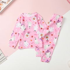 Bộ cotton thu đông trẻ em họa tiết size 3/10T