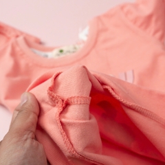 Bộ cotton thu đông Bé gái tay bèo LABUBU size 2/8T x24