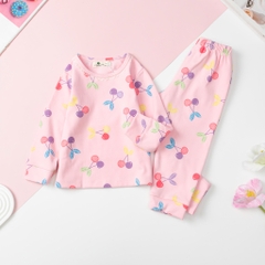 Bộ Bé gái nỉ bông hình họa tiết size 3/10T x24