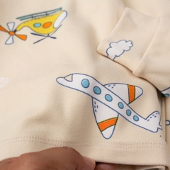 Bộ Bé trai nỉ bông hình họa tiết size 3/10T x24