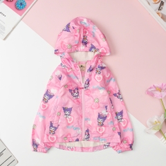 Áo gió trẻ em 2 lớp, hình họa tiết size 6/10 tuổi