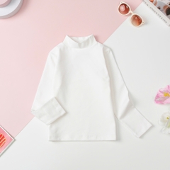 T427 Áo Bé trai, Bé gái cotton dày cổ lọ, 3 phân size 4/8 tuổi