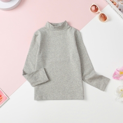 T427 Áo Bé trai, Bé gái cotton dày cổ lọ, 3 phân size 4/8 tuổi