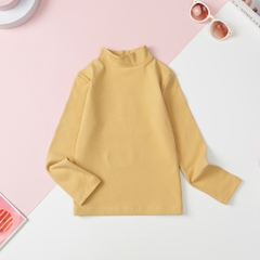 T427 Áo Bé trai, Bé gái cotton dày cổ lọ, 3 phân size 4/8 tuổi