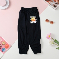 T428 Quần thu đông Bé trai in số 86, chữ size 8 đến 16 tuổi