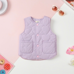 Áo gile Bé trai, bé gái trần trám size 2/10 tuổi