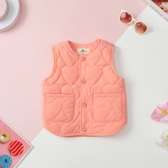 Áo gile Bé trai, bé gái trần trám size 2/10 tuổi