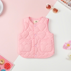 Áo gile Bé trai, bé gái trần trám size 2/10 tuổi