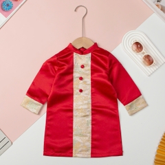 Áo dài Bé trai gấm Hoàng cung size 1/5 tuổi