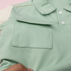 Bộ cotton BT phối tay ngắn 2/12