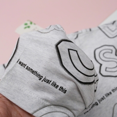 H504 Áo cotton BT ngắn tay in chữ 13/17