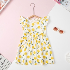 Váy đũi sát nách viền nơ eo 2/10