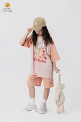 H519 Bộ cotton 4c BG ngắn tay 4/12