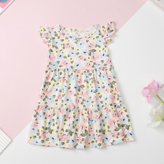 H500 Váy cotton họa tiết tay cánh tiên 2/12