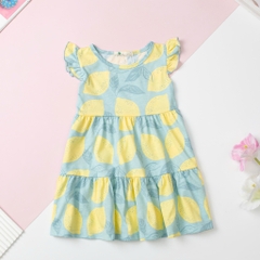 H500 Váy cotton họa tiết tay cánh tiên 2/12