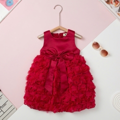 Váy công chúa voan hoa hồng 1/7