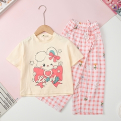 Bộ BG áo cotton quần lanh 4/14