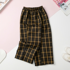 Quần vải dài BG kẻ caro 6/16