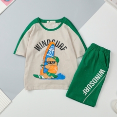 H533 Bộ cotton ngắn tay BT phối 4/12