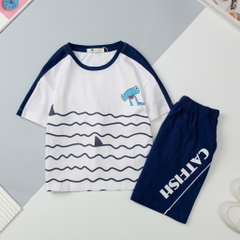 H533 Bộ cotton ngắn tay BT phối 4/12