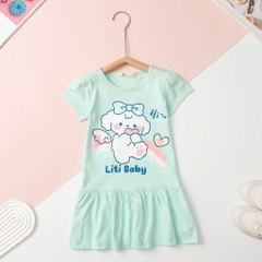 H539 Váy cotton trẻ em - V02 2/12