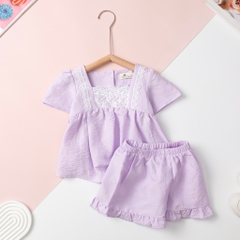 VT02958 Bộ cotton trẻ em-bé gái G003 2/14