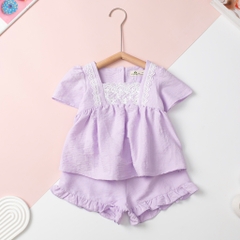 VT02958 Bộ cotton trẻ em-bé gái G003 2/14
