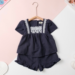 VT02958 Bộ cotton trẻ em-bé gái G003 2/14