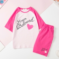 H523 Bộ BG ngắn tay phối 10/16