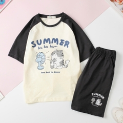 H523 Bộ BG ngắn tay phối 10/16