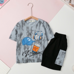 Bộ cotton trẻ em - bé trai B001,B002_4/14