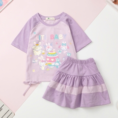 H551 Bộ cotton trẻ em - bé gái G002 4/12