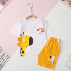H508 Bộ cotton trẻ em-BT B006 2/10  hình con vật