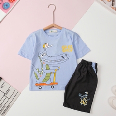 H508 Bộ cotton trẻ em-BT B006 2/10  hình con vật