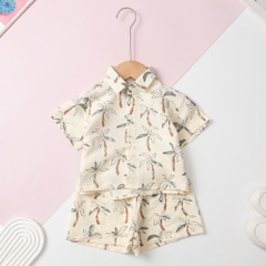 Bộ cotton trẻ em - bé trai B002 9/36-4/10