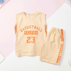 Bộ cotton trẻ em - bé trai B002 4/16 H556