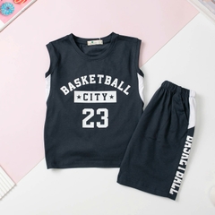 Bộ cotton trẻ em - bé trai B002 4/16 H556