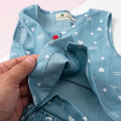 Bộ thời trang trẻ em - F02 2/10 váy giả jean