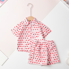 Bộ cotton trẻ em - bé trai B002, bộ sơ mi đi học, đi chơi size 9/36 tháng