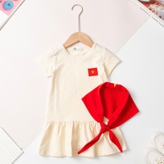 Váy thời trang trẻ em - V08 2/12 cờ đỏ