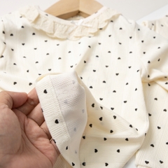 Bộ cotton trẻ em - bé gái H571 2/8