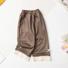 Quần trẻ em - DQ07 2/7 nhung suông