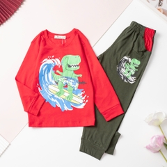 Bộ cotton trẻ em - bé trai B001 4/14 H579