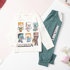 Bộ cotton trẻ em - bé trai B001 4/14 H579