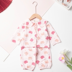 Bộ cotton trẻ em - bé gái ĐG002 2/10