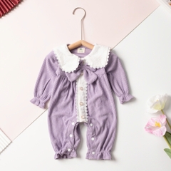 Bộ cotton trẻ em - bé gái 6m/18m H593