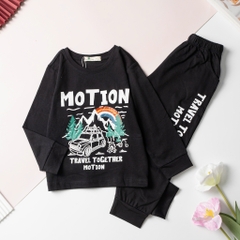 Bộ cotton trẻ em - bé trai ĐB004 4/16 H590