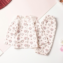 Bộ cotton trẻ em - bé gái ĐG002 2/10